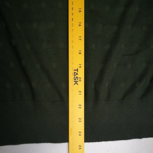 Karl Lagerfeld Paris Ladies Size Large Green Lightweight Round Neck Sweater - Picture 9 of 9